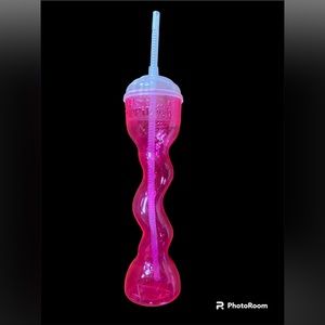 Pink Slush Puppy 12” Plastic Cup